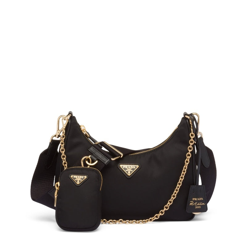 Bolsa Shoulder Re-Nylon Re-Edition 2005 - Mercado de Luxo - O Maior E-Commerce de Bens, Produtos e Serviços de Luxo do Brasil.