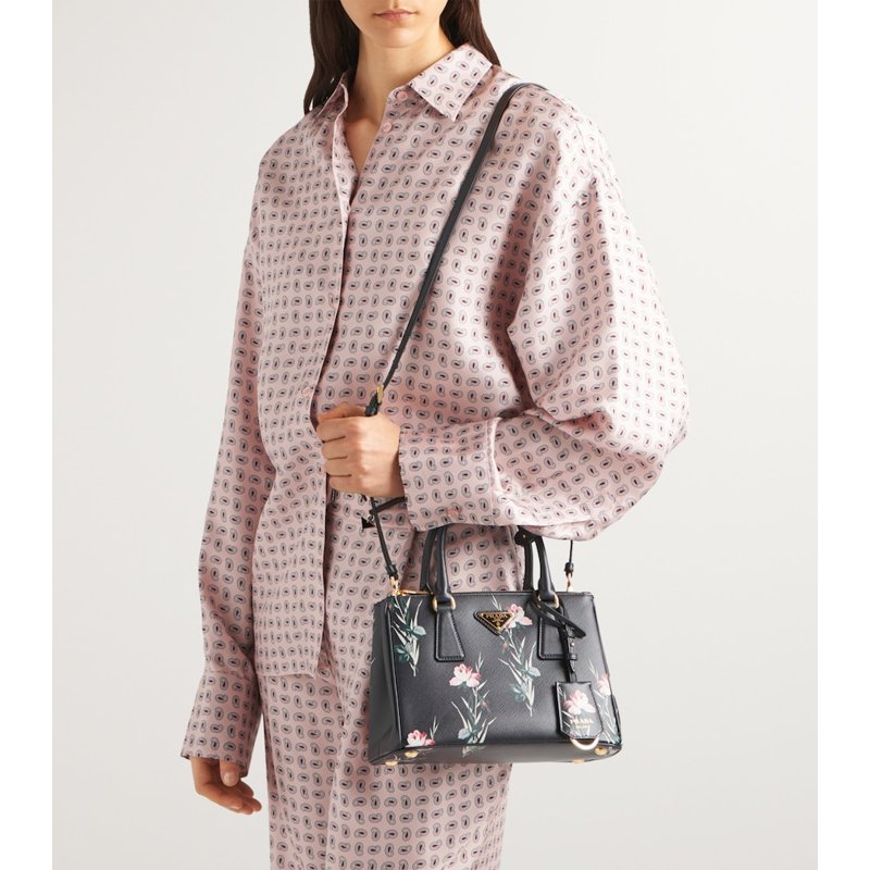 Bolsa Handle Small Floral Galleria