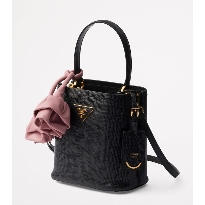 Bolsa Handle Mini Saffiano Panier