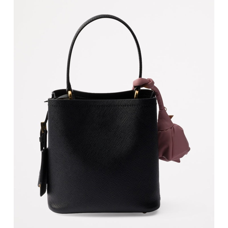 Bolsa Handle Mini Saffiano Panier