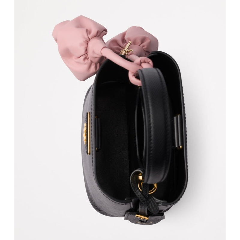 Bolsa Handle Mini Saffiano Panier