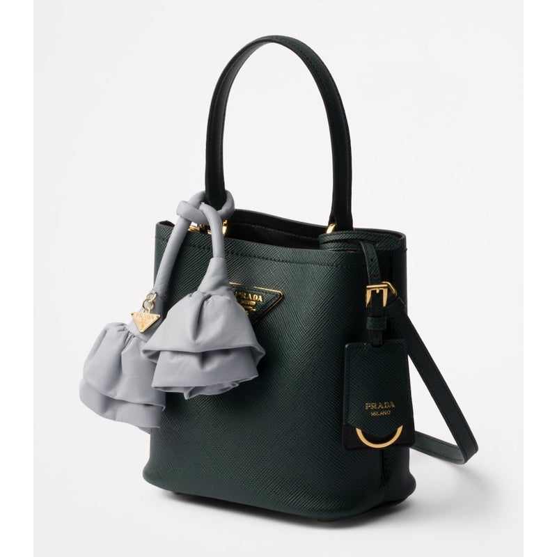 Bolsa Handle Mini Saffiano Panier