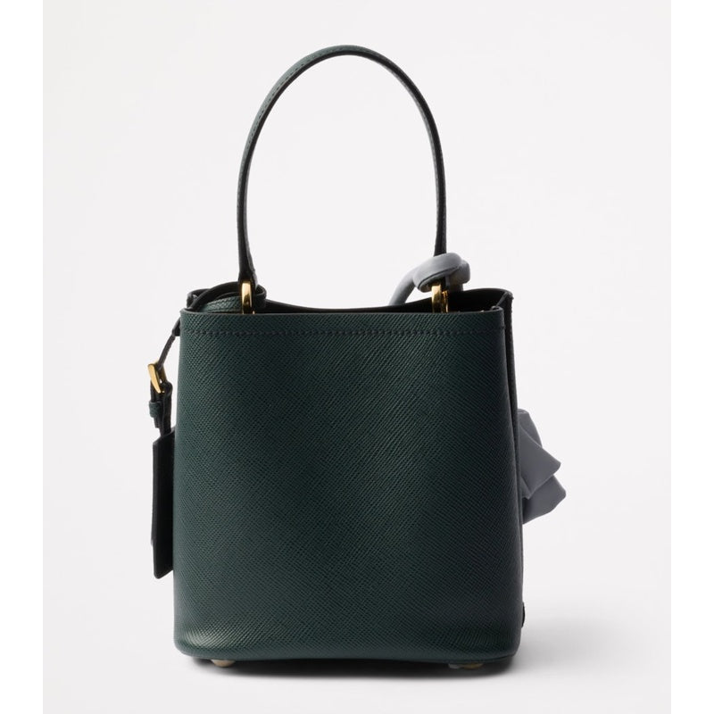 Bolsa Handle Mini Saffiano Panier