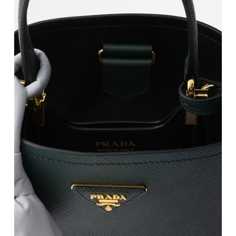 Bolsa Handle Mini Saffiano Panier