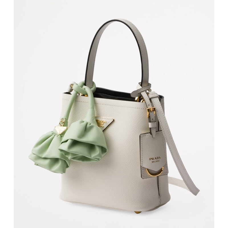 Bolsa Handle Mini Saffiano Panier