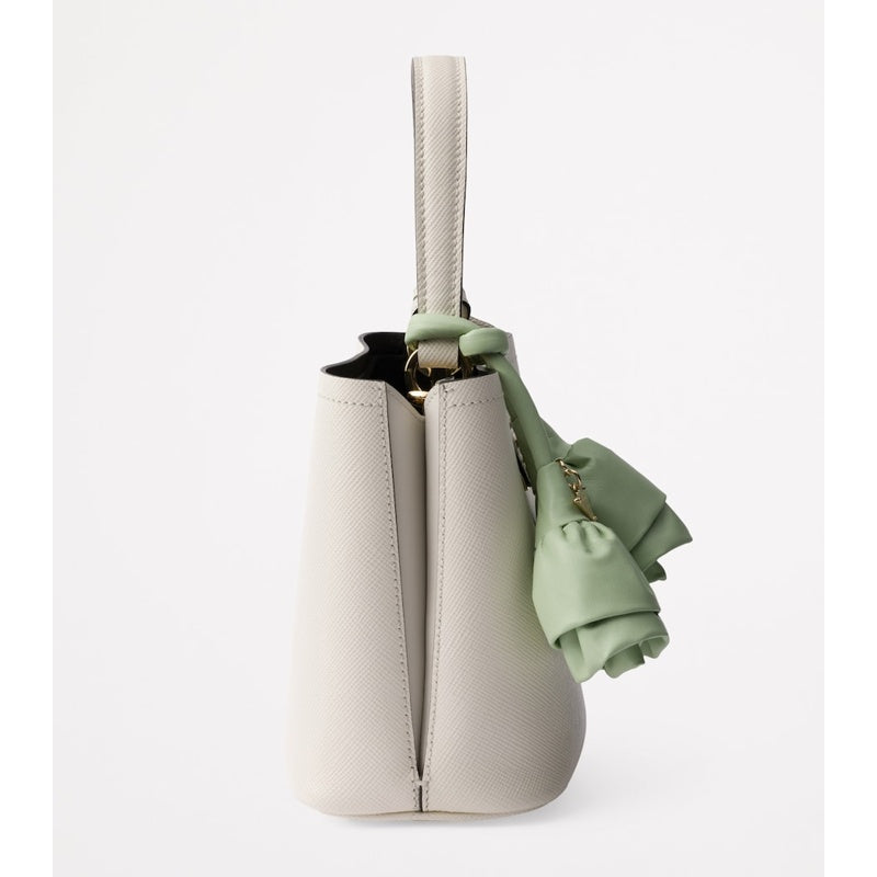 Bolsa Handle Mini Saffiano Panier