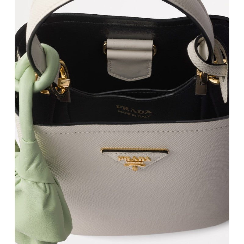 Bolsa Handle Mini Saffiano Panier