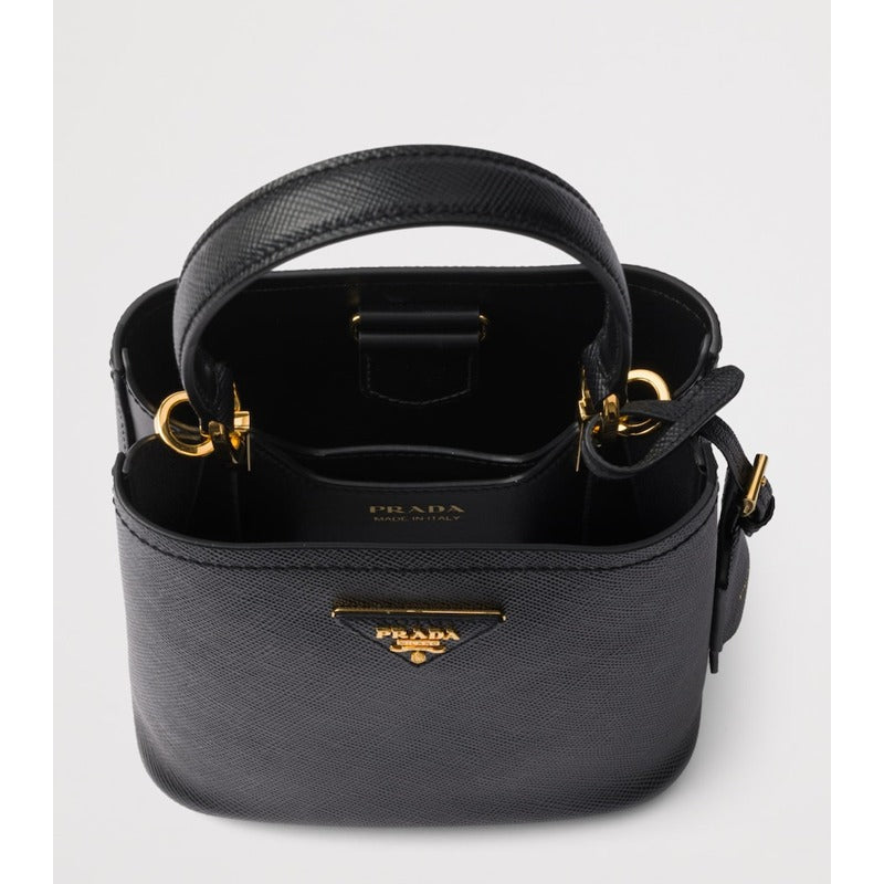 Bolsa Handle Saffiano Panier