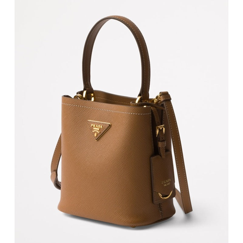 Bolsa Handle Saffiano Panier