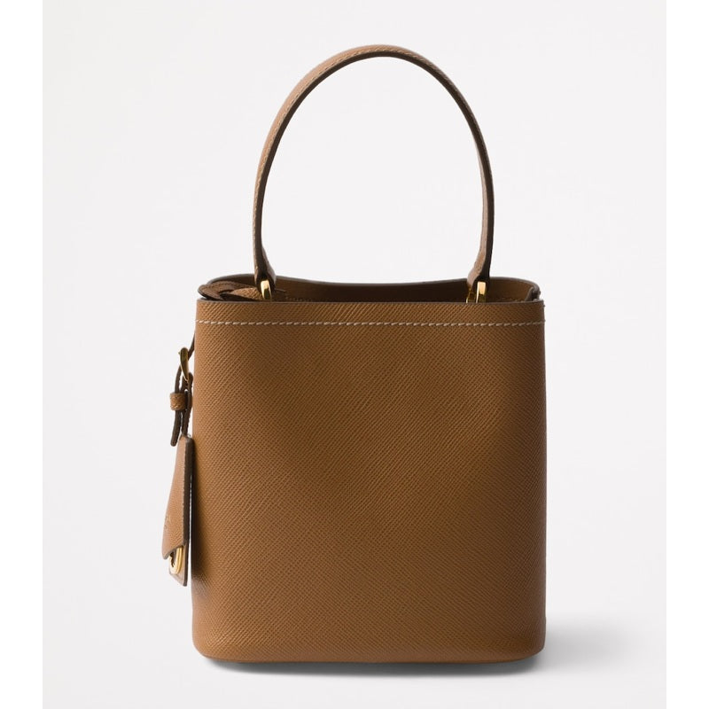 Bolsa Handle Saffiano Panier