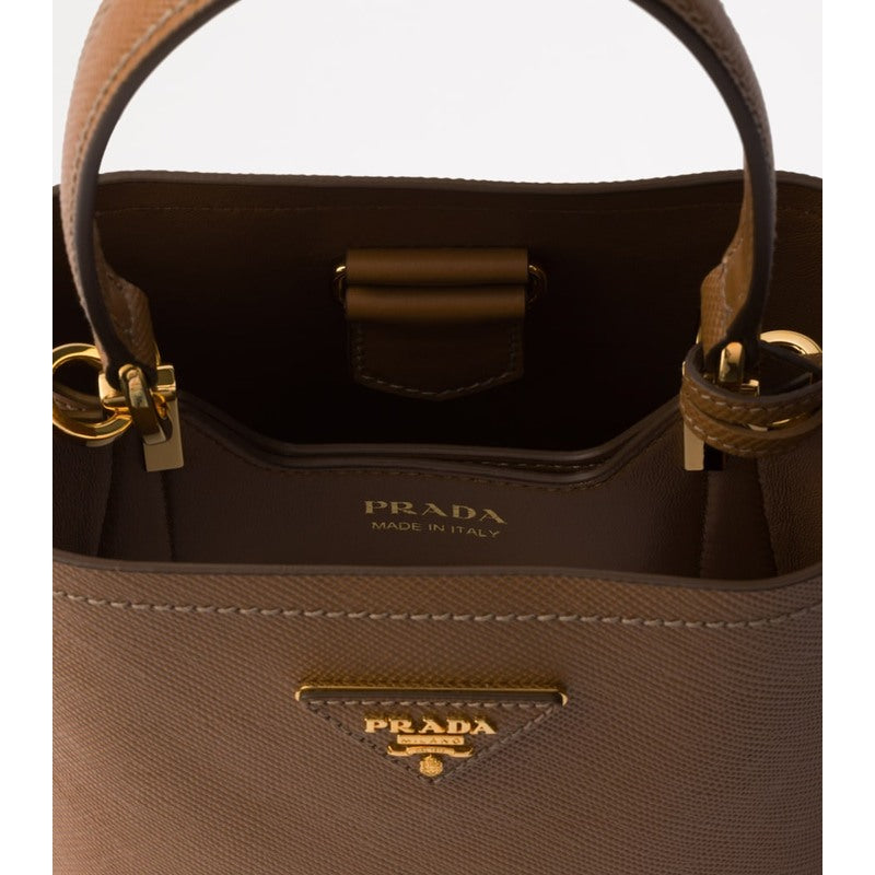 Bolsa Handle Saffiano Panier