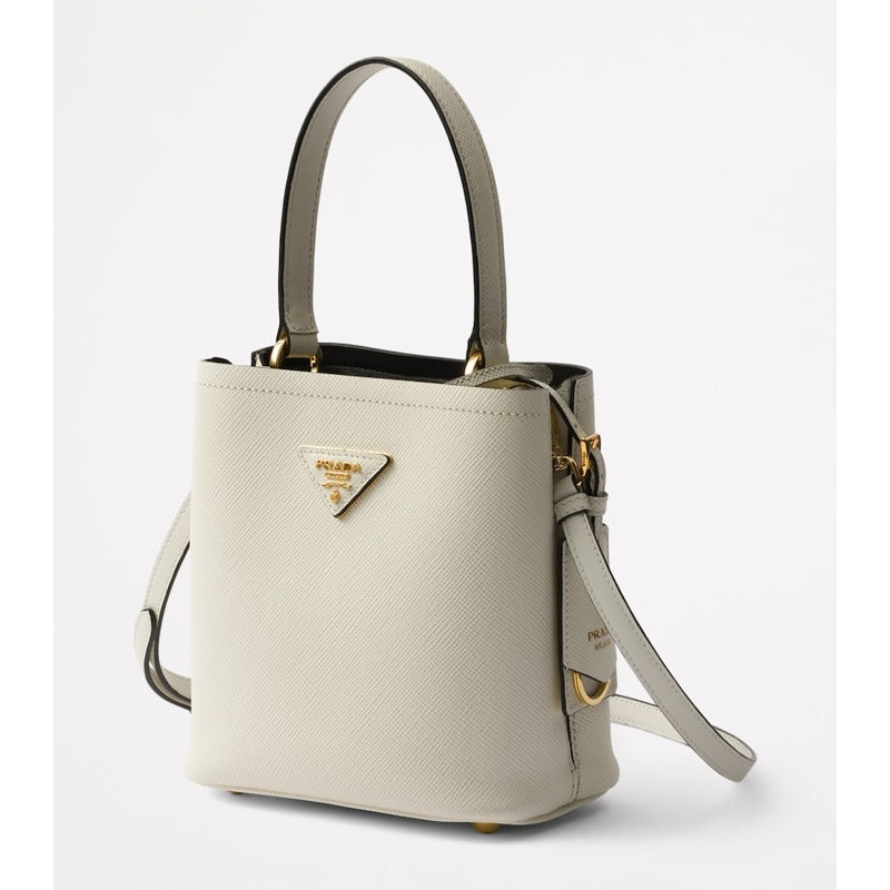 Bolsa Handle Saffiano Panier