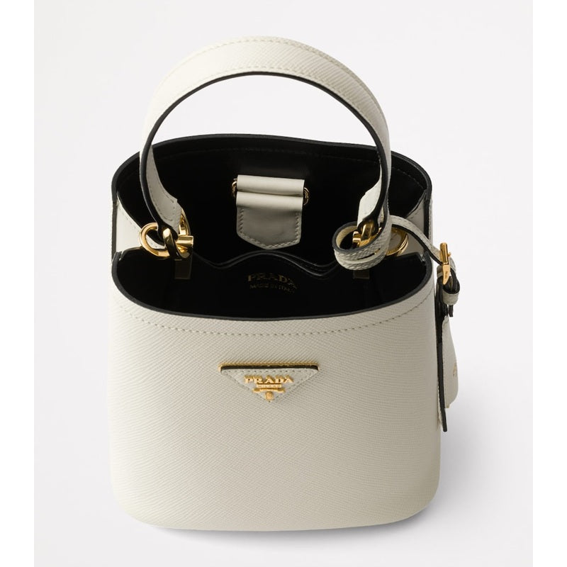 Bolsa Handle Saffiano Panier