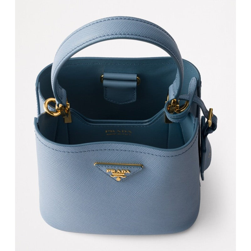 Bolsa Handle Saffiano Panier