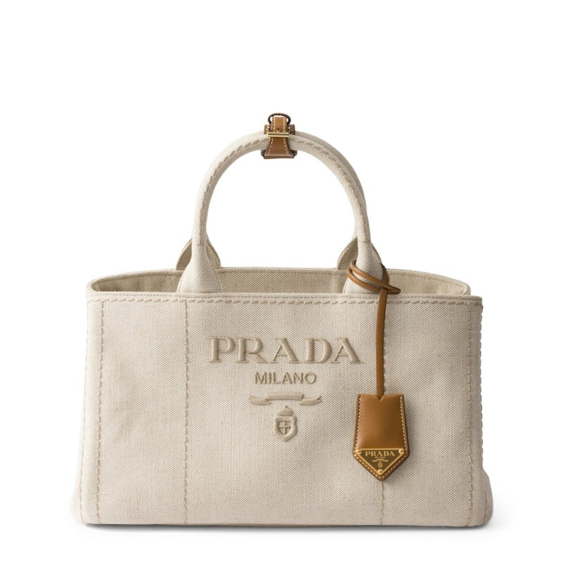 Bolsa Handle Large Cotton-Linen - Mercado de Luxo - O Maior E-Commerce de Bens, Produtos e Serviços de Luxo do Brasil.