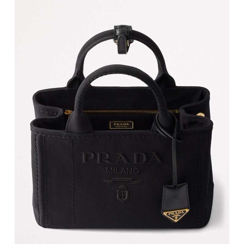 Bolsa Handle Small Cotton Canvas