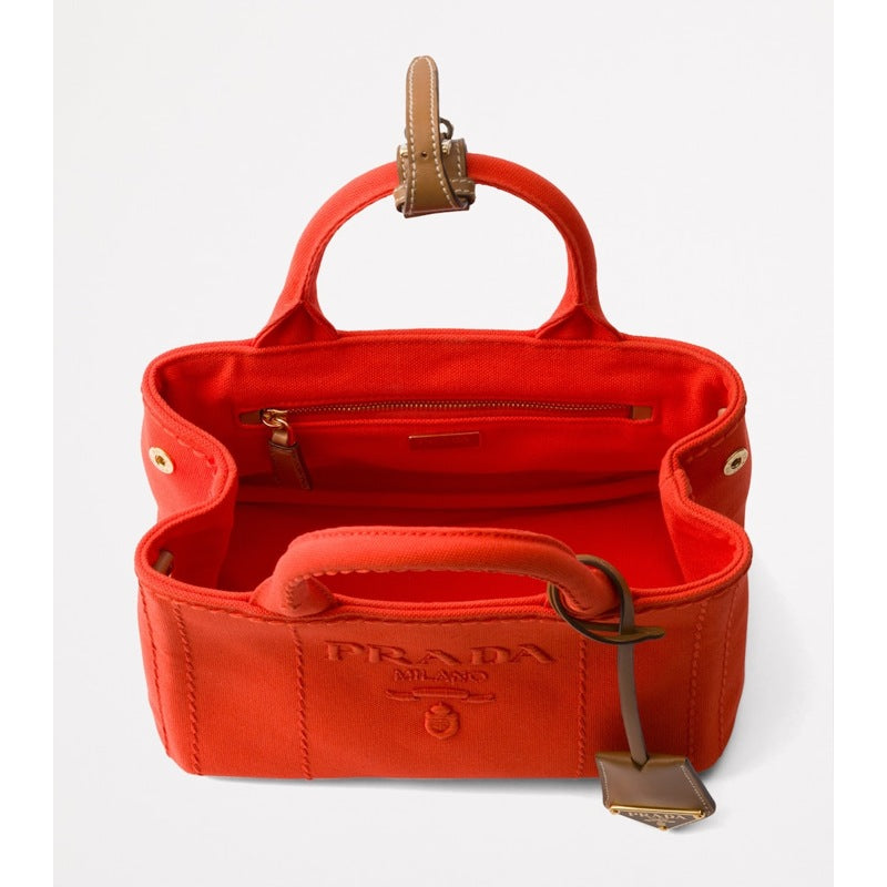 Bolsa Handle Mini Canvas Logo