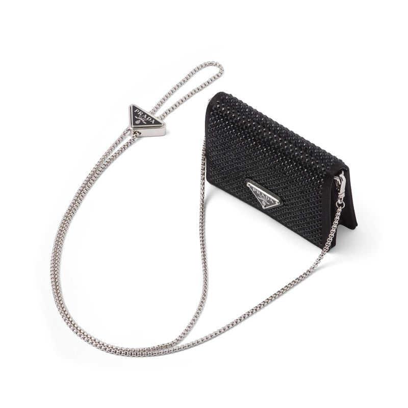 Bolsa Wallet Crystal-Embellished Chain - Mercado de Luxo - O Maior E-Commerce de Bens, Produtos e Serviços de Luxo do Brasil.