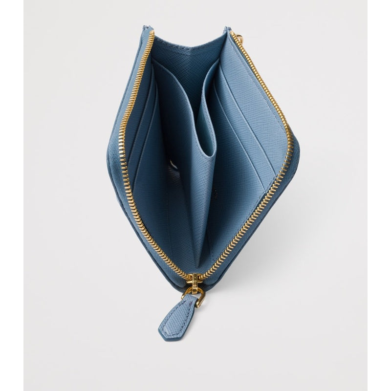 Bolsa Wallet Small Saffiano Chain