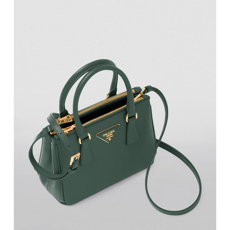 Bolsa Handle Calfskin Galleria Saffiano Mini