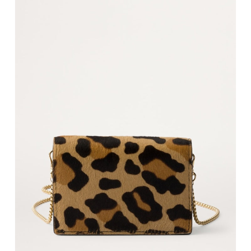 Bolsa Wallet Calf Hair Leopard Print