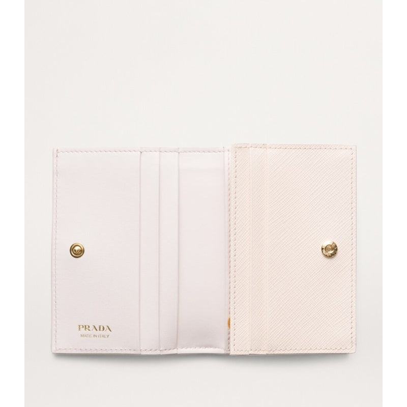 Bolsa Wallet Small Floral Print Saffiano