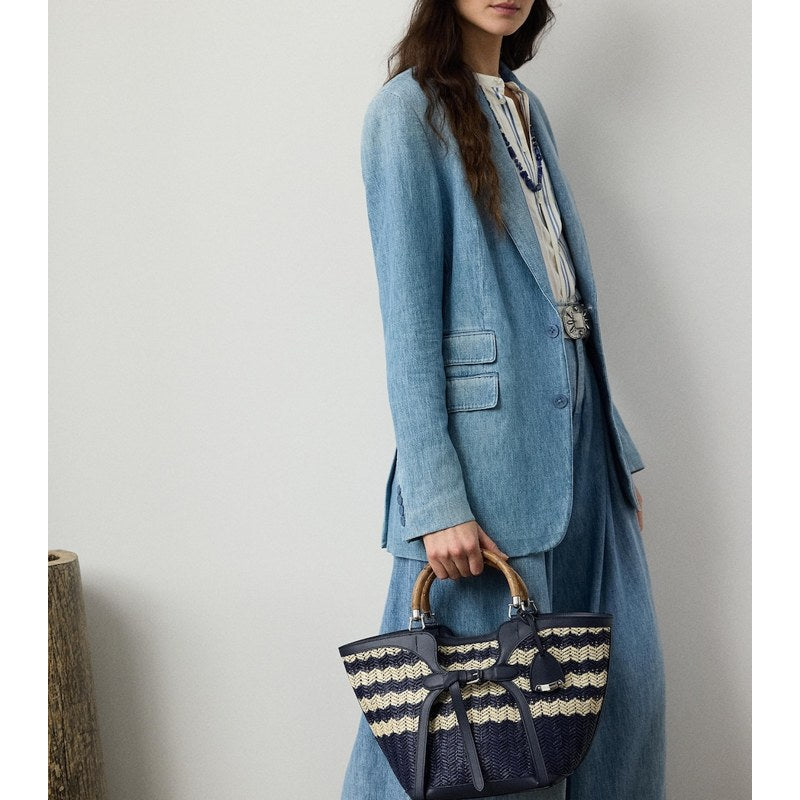 Bolsa Tote -Trim Woven Ralph