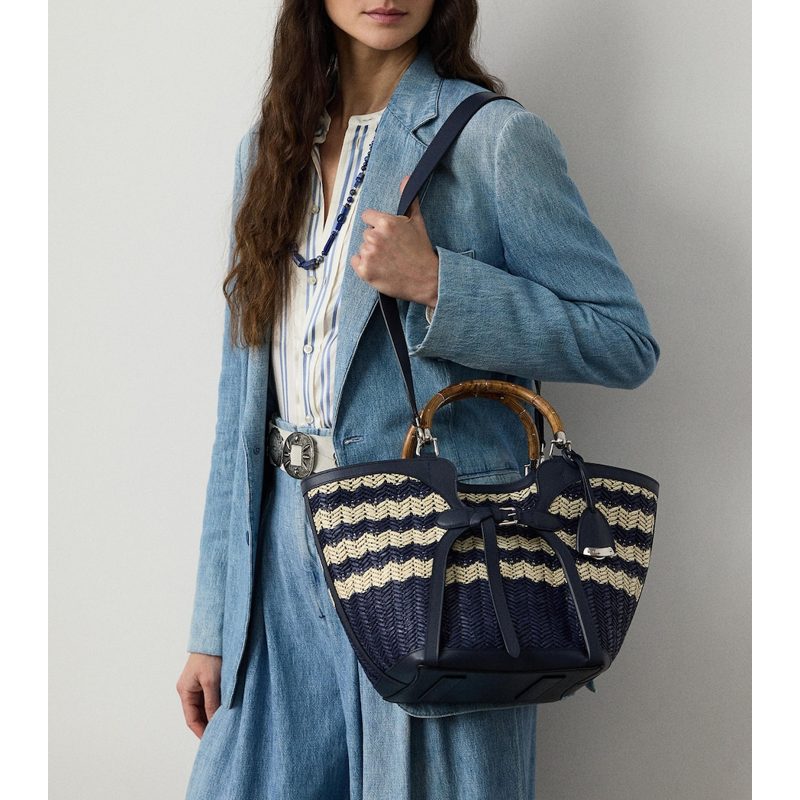 Bolsa Tote -Trim Woven Ralph