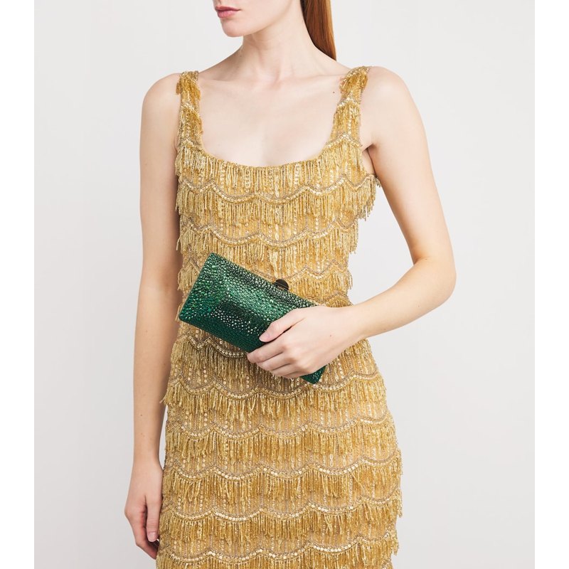 Bolsa Clutch Silk Crystal
