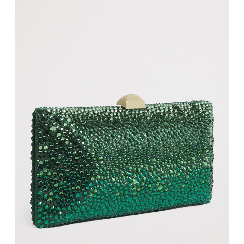 Bolsa Clutch Silk Crystal