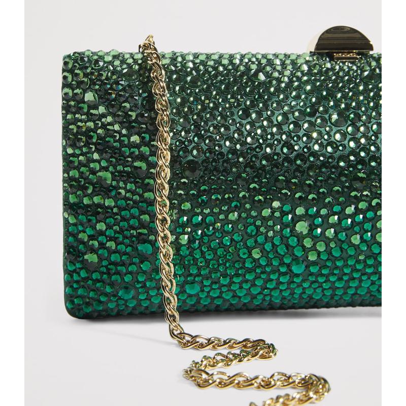 Bolsa Clutch Silk Crystal