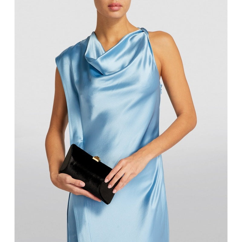 Bolsa Clutch Velvet Tube