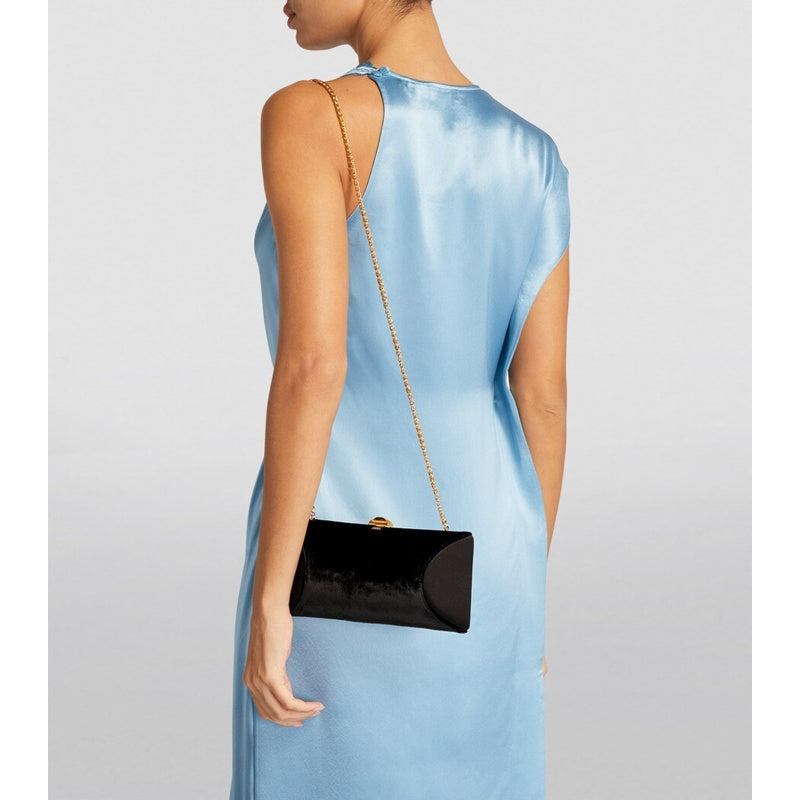 Bolsa Clutch Velvet Tube