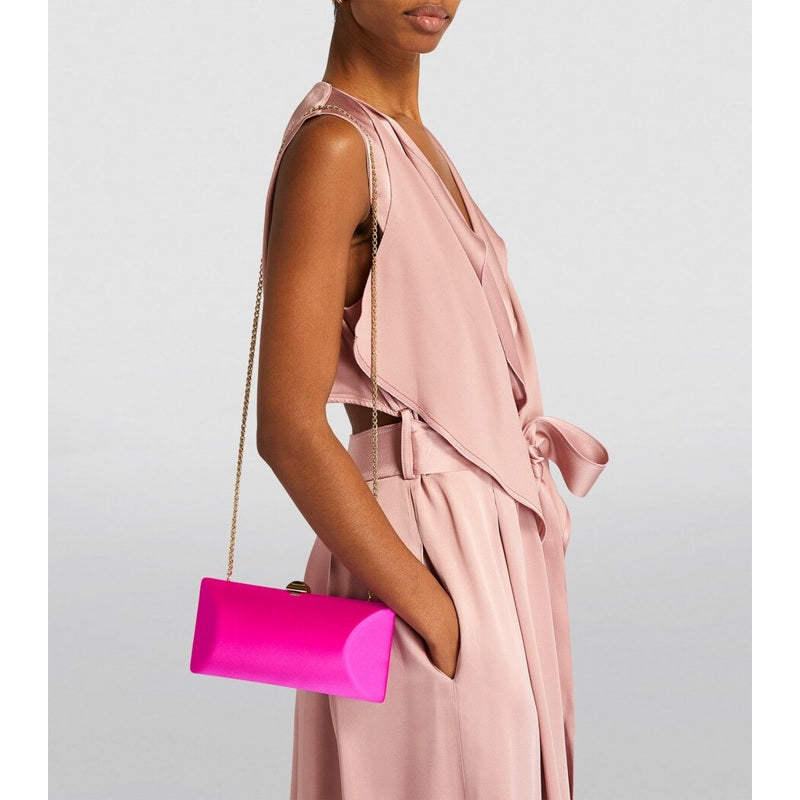 Bolsa Clutch Silk Satin