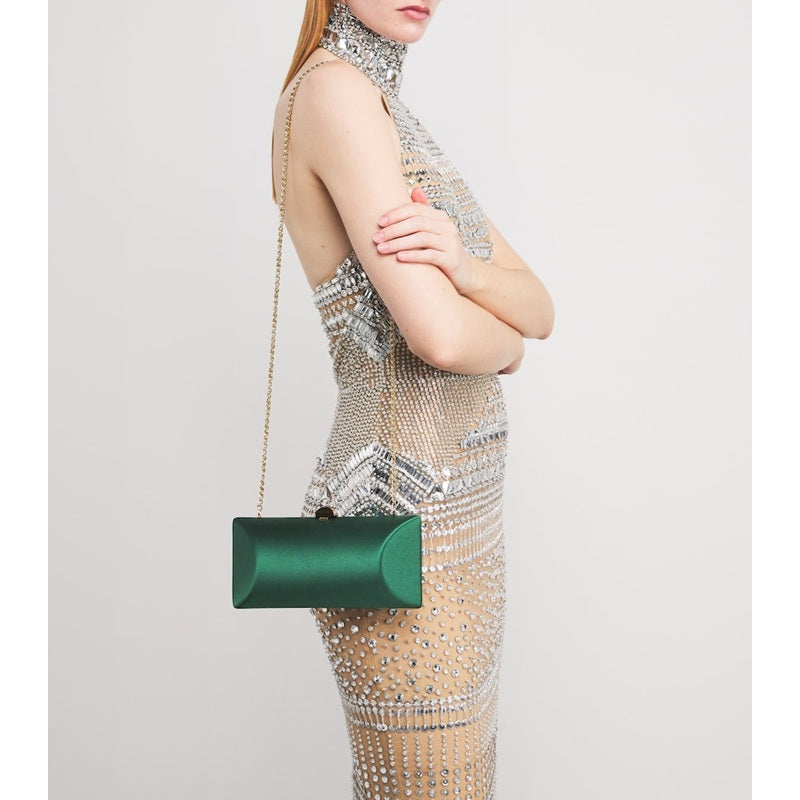 Bolsa Clutch Silk Satin
