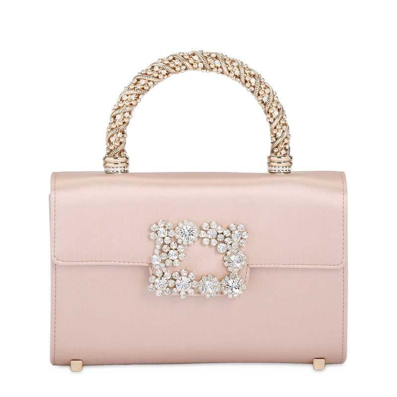 Bolsa Clutch Mini Satin Strass - Mercado de Luxo - O Maior E-Commerce de Bens, Produtos e Serviços de Luxo do Brasil.
