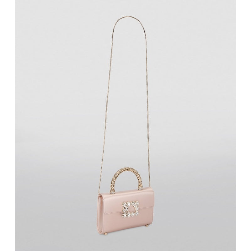 Bolsa Clutch Mini Satin Strass