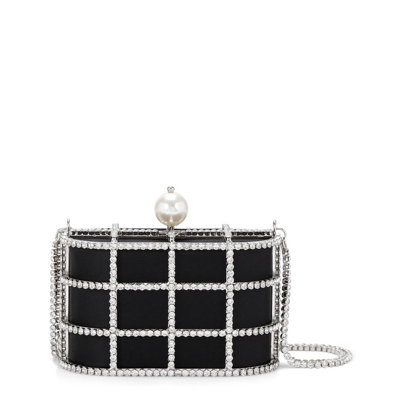 Bolsa Crossbody Mini Crystal-Embellished Holli - Mercado de Luxo - O Maior E-Commerce de Bens, Produtos e Serviços de Luxo do Brasil.