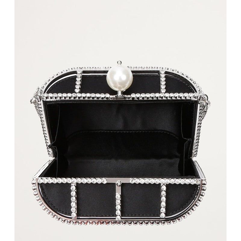 Bolsa Crossbody Mini Crystal-Embellished Holli