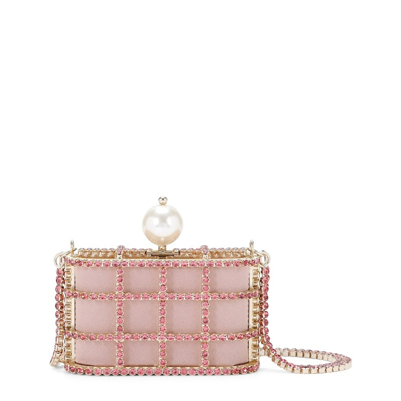 Bolsa Crossbody Mini Crystal-Embellished Holli - Mercado de Luxo - O Maior E-Commerce de Bens, Produtos e Serviços de Luxo do Brasil.