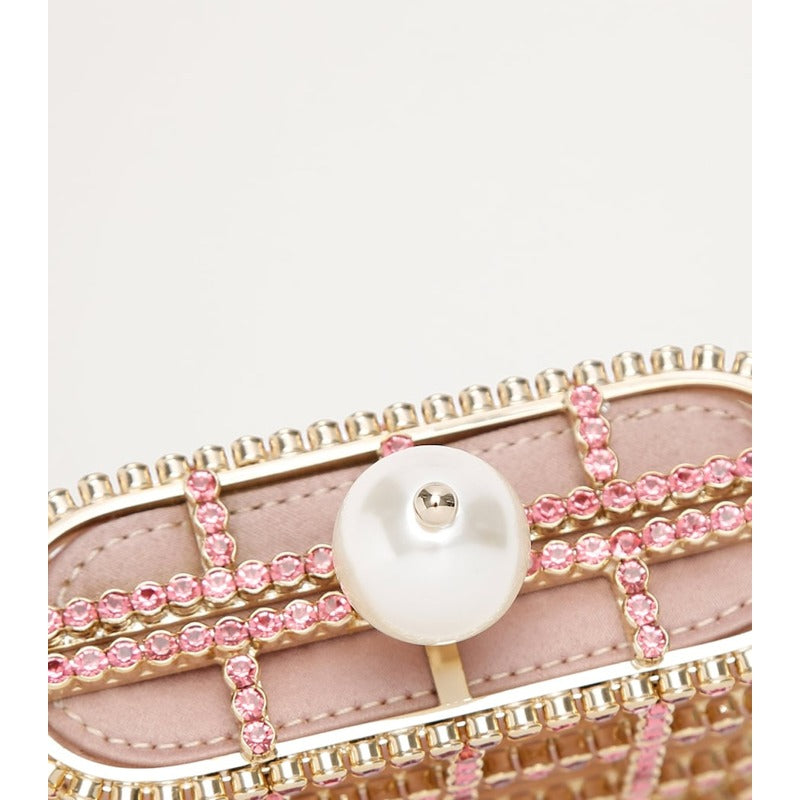 Bolsa Crossbody Mini Crystal-Embellished Holli