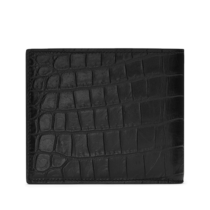 Bolsa Wallet Croc-Embossed Monogram