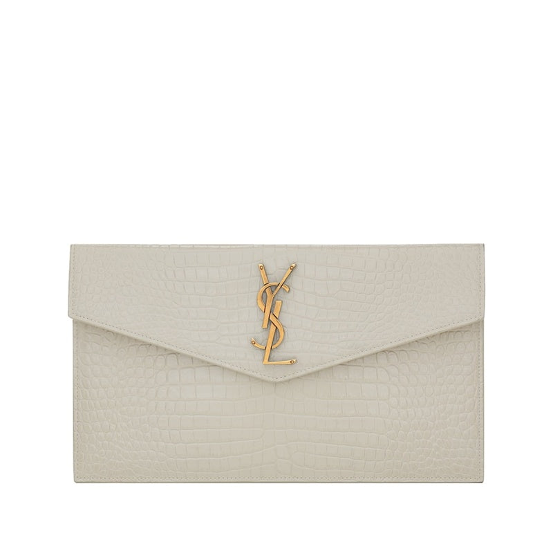 Bolsa Clutch Croc-Embossed Uptown Envelope - Mercado de Luxo - O Maior E-Commerce de Bens, Produtos e Serviços de Luxo do Brasil.