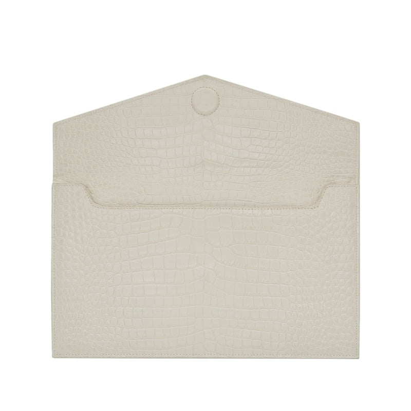 Bolsa Clutch Croc-Embossed Uptown Envelope
