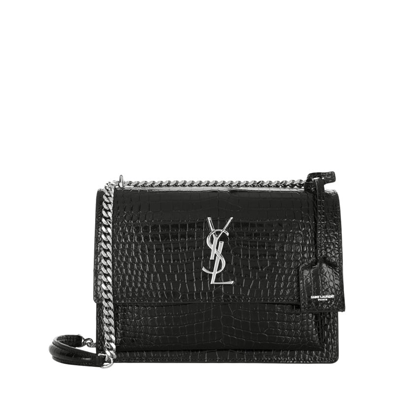 Bolsa Shoulder Medium Sunset Croc-Embossed - Mercado de Luxo - O Maior E-Commerce de Bens, Produtos e Serviços de Luxo do Brasil.