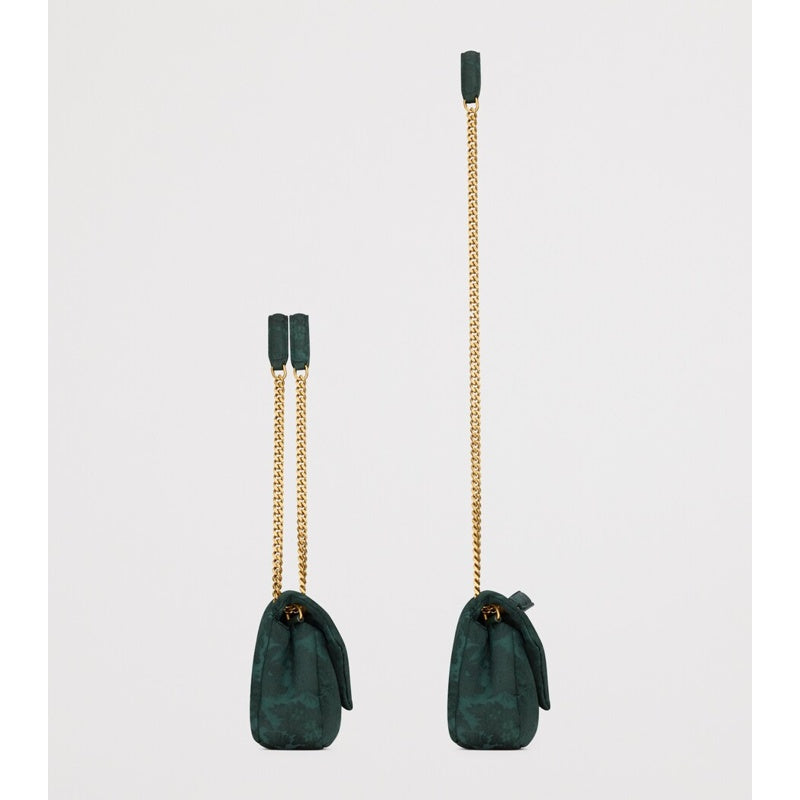 Bolsa Shoulder Floral Jacquard Calypso