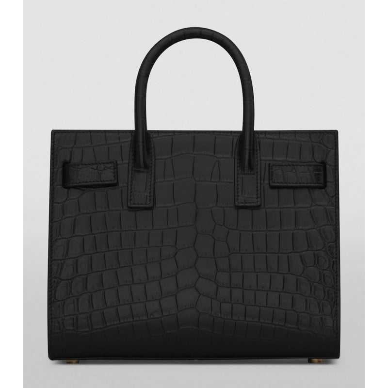 Bolsa Tote Nano Sac de Jour Croc-Embossed