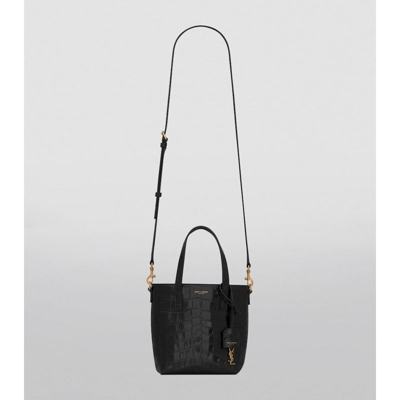 Bolsa Tote Mini Toy Croc-Embossed