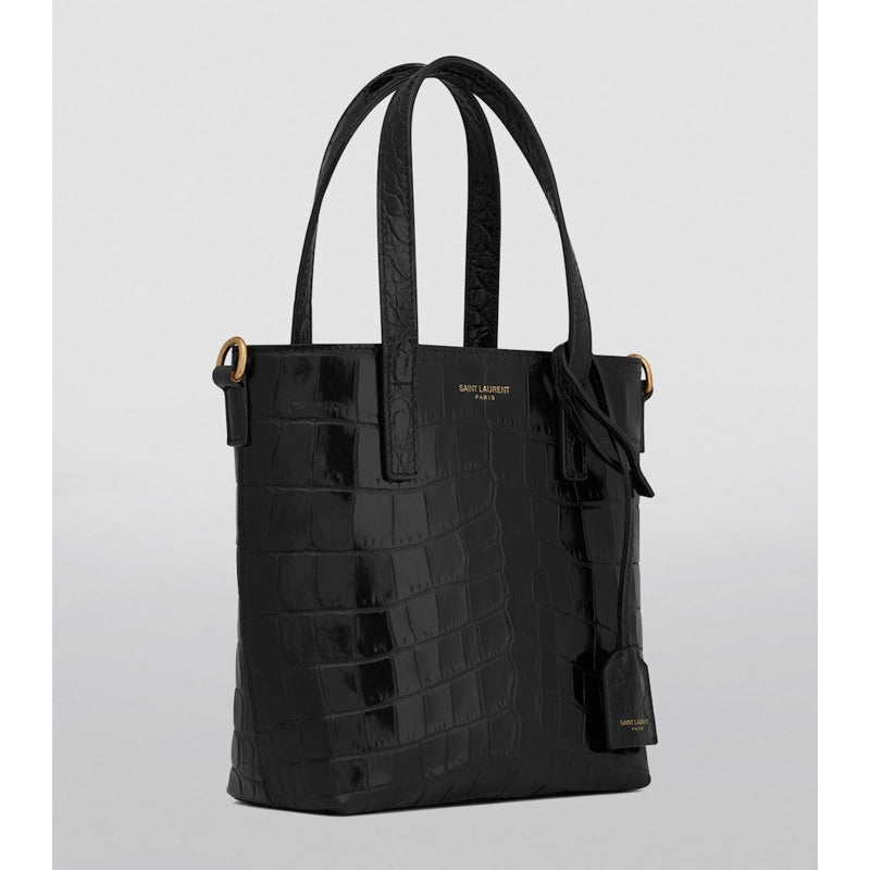 Bolsa Tote Mini Toy Croc-Embossed