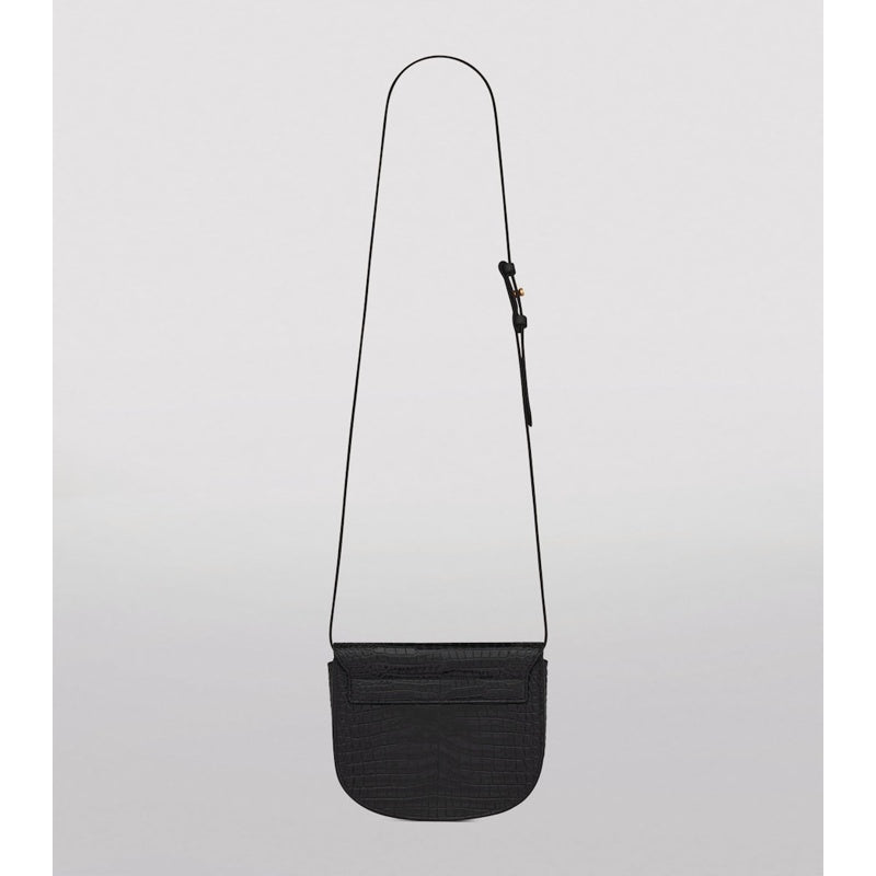 Bolsa Crossbody Small Kaia Croc-Embossed Satchel